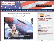 Tablet Screenshot of airmansstoryfoundation.com